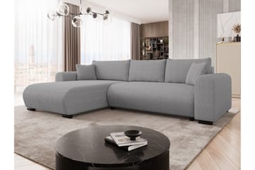 Handda Bäddsoffa med Divan 3-sits i Manchester - Grå - Möbler - Soffa - Bäddsoffa - Bäddsoffa divan