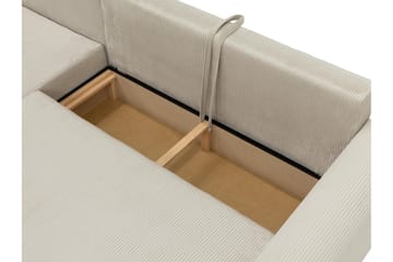 Handda Bäddsoffa med Divan 3-sits i Manchester - Rosa - Möbler - Soffa - Bäddsoffa - Bäddsoffa divan