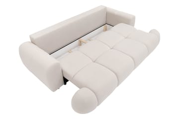 Handu Bäddsoffa 3-sits - Vit - Möbler - Soffa - Bäddsoffa - 3 sits bäddsoffa