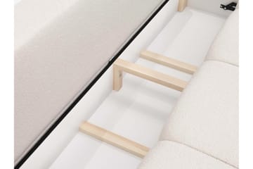 Handu Bäddsoffa 3-sits - Vit - Möbler - Soffa - Bäddsoffa - 3 sits bäddsoffa