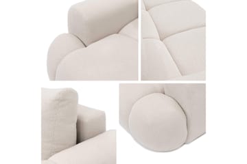 Handu Bäddsoffa 3-sits - Vit - Möbler - Soffa - Bäddsoffa - 3 sits bäddsoffa