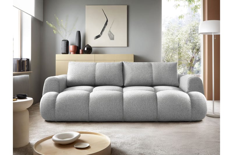 Handu Bäddsoffa 3-sits - Vit - Möbler - Soffa - Bäddsoffa - 3 sits bäddsoffa