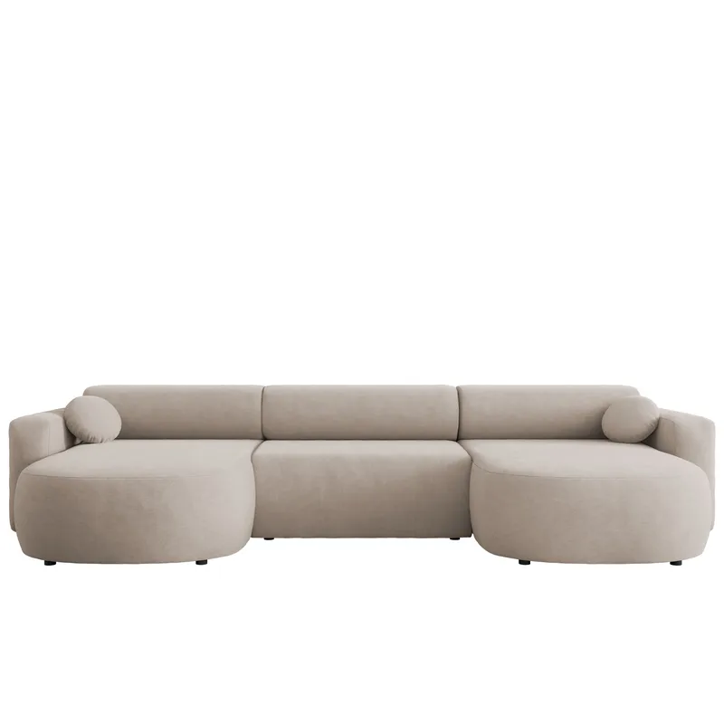 Hanish Bäddsoffa Dubbeldivan 5-sits, Beige