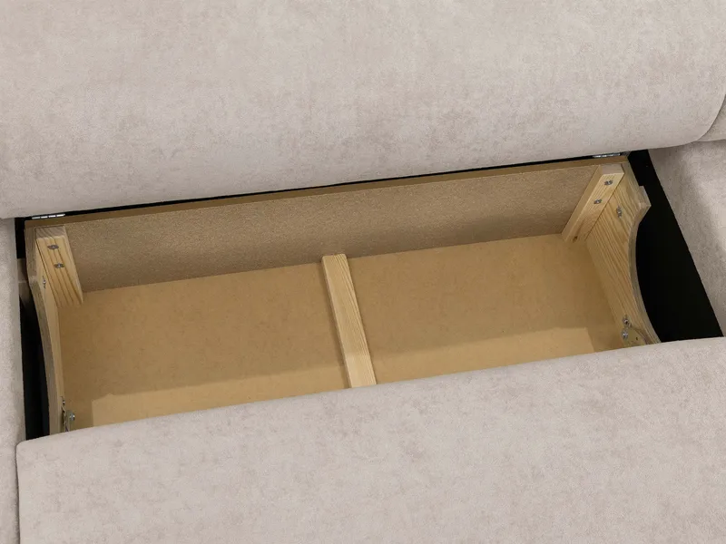 Hanish Bäddsoffa Dubbeldivan 5-sits - Beige - Möbler - Soffa - Bäddsoffa - U bäddsoffa