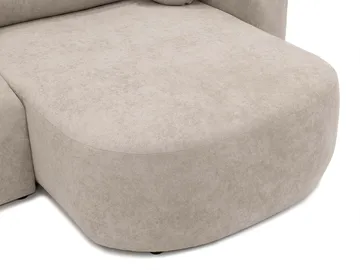 Hanish Bäddsoffa Dubbeldivan 5-sits - Grå - Möbler - Soffa - Bäddsoffa - U bäddsoffa