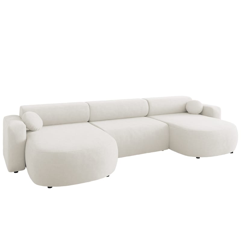 Hanish Bäddsoffa Dubbeldivan 5-sits - Vit - Möbler - Soffa - Bäddsoffa - U bäddsoffa