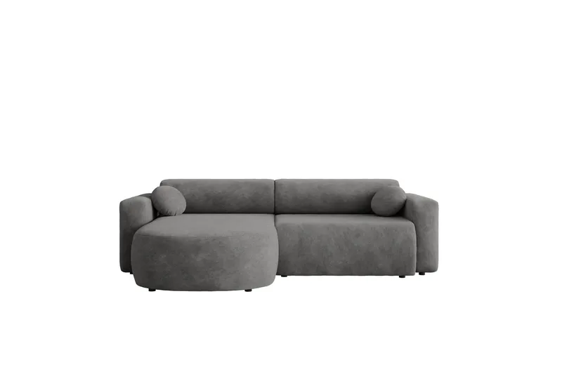 Hanish Bäddsoffa med Divan 3-sits - Grå - Möbler - Soffa - Bäddsoffa - Bäddsoffa divan