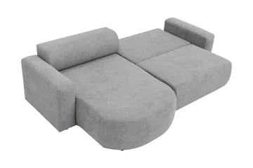 Hanish Bäddsoffa med Divan 3-sits - Grå - Möbler - Soffa - Bäddsoffa - Bäddsoffa divan