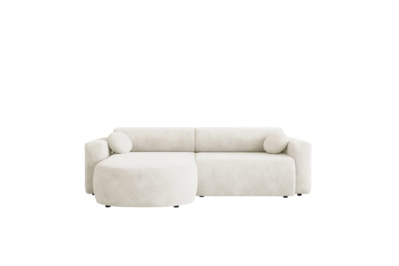 Hanish Bäddsoffa med Divan 3-sits i Plysch, Beige