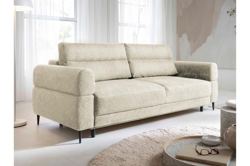 Hawara Bäddsoffa 2-sits - Beige - Möbler - Soffa - Bäddsoffa - 2 sits bäddsoffa
