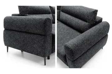 Hawara Bäddsoffa 2-sits - Grå - Möbler - Soffa - Bäddsoffa - 2 sits bäddsoffa