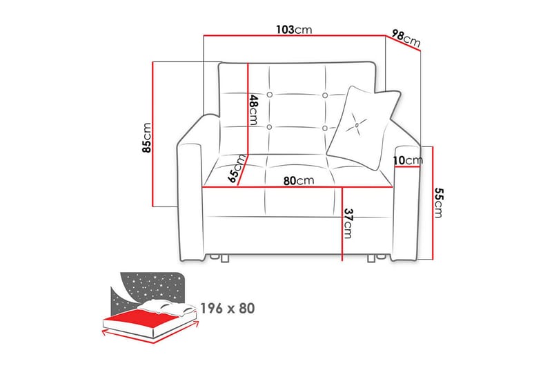 Hedensö Bäddsoffa - Beige - Möbler - Soffa - Bäddsoffa - Bäddsoffa längsbäddad