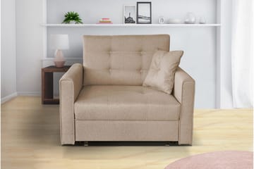 Hedensö Bäddsoffa - Beige - Möbler - Soffa - Bäddsoffa - Bäddsoffa längsbäddad
