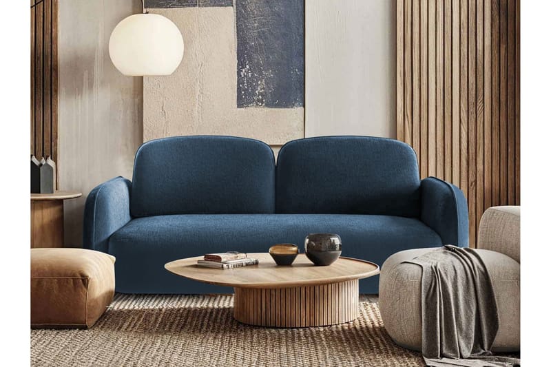 Hemanti Bäddsoffa 2-sits - Blå - Möbler - Soffa - Bäddsoffa - 2 sits bäddsoffa