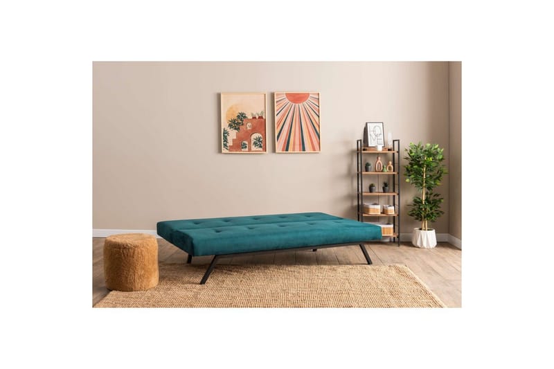 Hetalia Bäddsoffa 3-sits - Blå - Möbler - Soffa - Bäddsoffa - 3 sits bäddsoffa