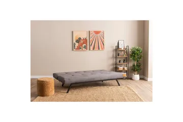 Hetalia Bäddsoffa 3-sits - Grå - Möbler - Soffa - Bäddsoffa - 3 sits bäddsoffa