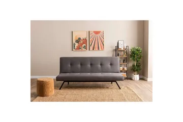 Hetalia Bäddsoffa 3-sits - Grå - Möbler - Soffa - Bäddsoffa - 3 sits bäddsoffa