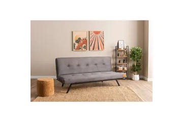 Hetalia Bäddsoffa 3-sits - Grå - Möbler - Soffa - Bäddsoffa - 3 sits bäddsoffa