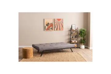 Hetalia Bäddsoffa 3-sits - Grå - Möbler - Soffa - Bäddsoffa - 3 sits bäddsoffa