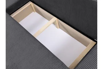 Hobson Bäddsoffa Dubbeldivan 4-sits i Plysch - Grå - Möbler - Soffa - Bäddsoffa - U bäddsoffa