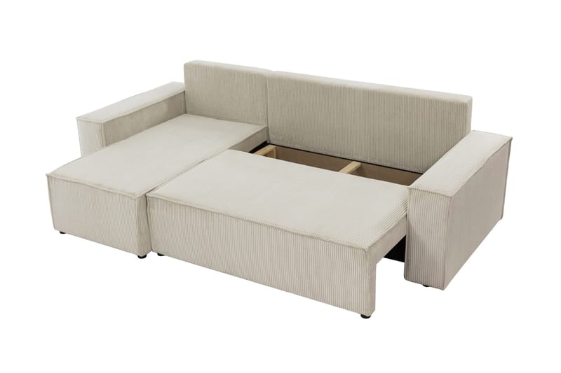 Hobson Bäddsoffa med Divan 3-sits i Plysch - Brun - Möbler - Soffa - Bäddsoffa - Bäddsoffa divan