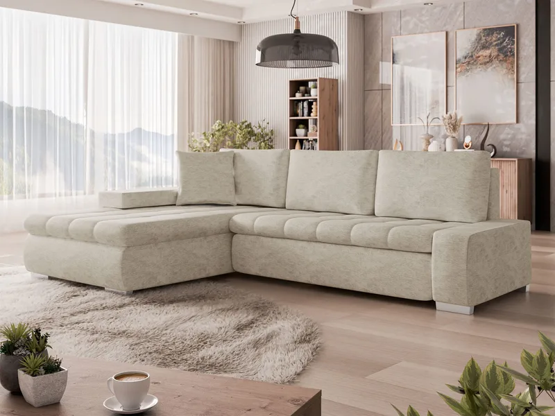 Irja 3-sits Divansoffa Vänster - Möbler - Soffa - Bäddsoffa - Hörnbäddsoffa