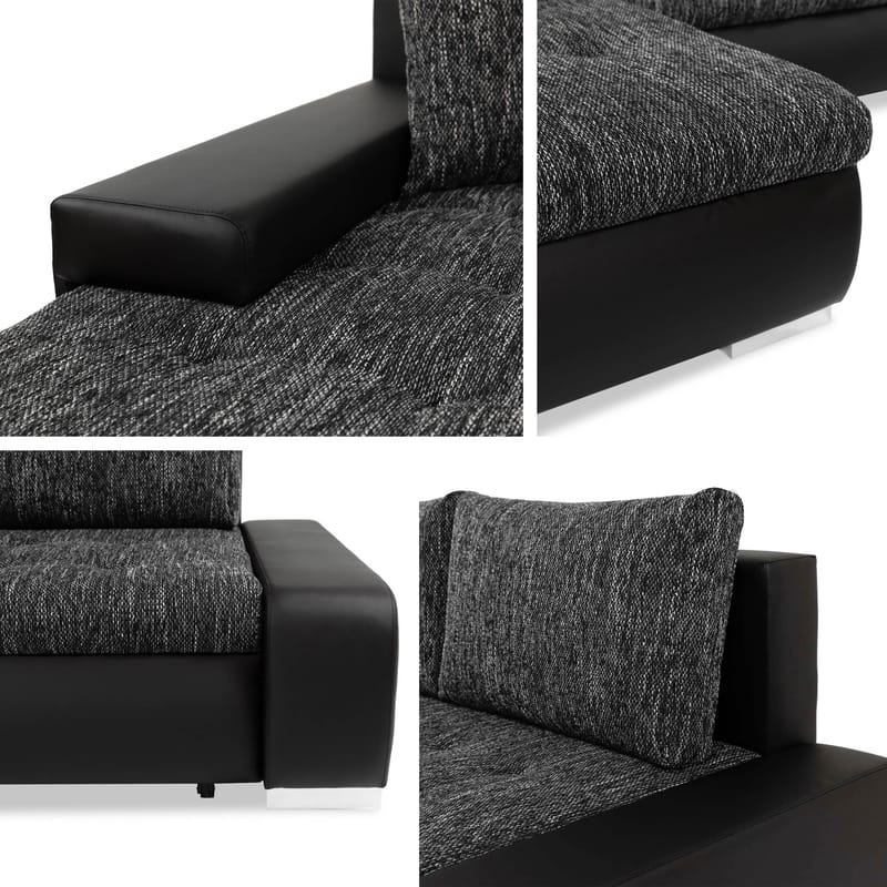 Irja 4-sits Bäddsoffa med divan Vänstervänd - Ljusbeige - Möbler - Soffa - Bäddsoffa - Hörnbäddsoffa