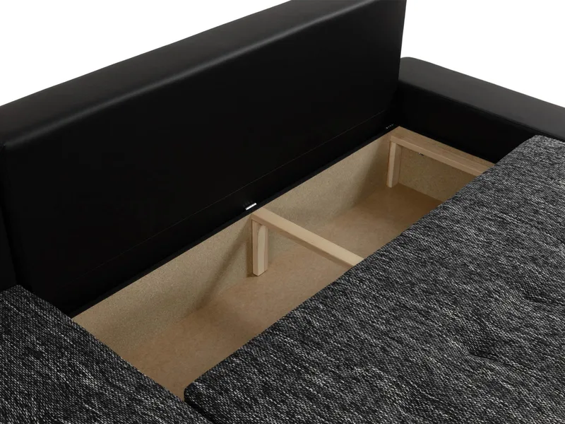 Irja 4-sits Bäddsoffa med divan Vänstervänd - Mörkgrön - Möbler - Soffa - Bäddsoffa - Bäddsoffa längsbäddad