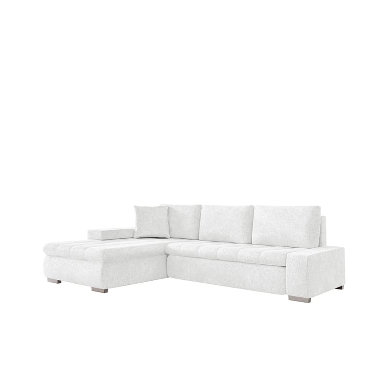 Irja 4-sits Bäddsoffa med divan Vänstervänd, Vit
