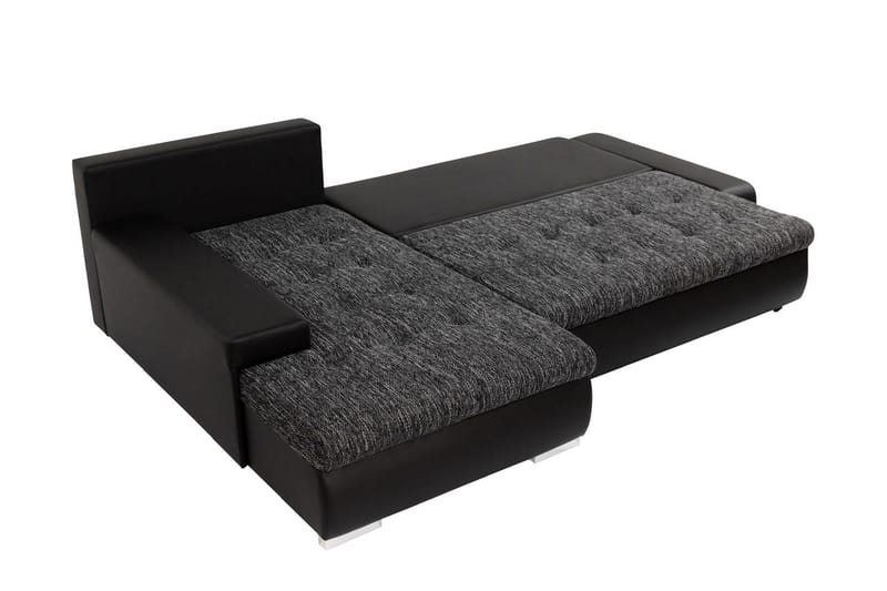 Irja Bäddsoffa med Divan 3-sits i Konstläder - Vit/Grå - Möbler - Soffa - Bäddsoffa - Bäddsoffa divan