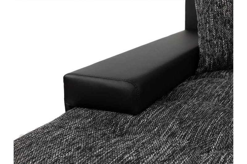 Irja Bäddsoffa med Divan 3-sits i Plysch - Grå - Möbler - Soffa - Bäddsoffa - Bäddsoffa divan