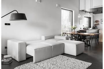 Kamli Bäddsoffa m. Divan med Förvaring - Turkos - Möbler - Soffa - Bäddsoffa - Bäddsoffa längsbäddad