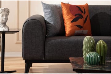 Kapri Bäddsoffa 4-sits - Antracit - Möbler - Soffa - Bäddsoffa - 4 sits bäddsoffa