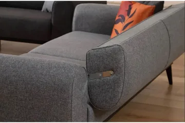 Kapri Bäddsoffa 4-sits - Ljusgrå - Möbler - Soffa - Bäddsoffa - 4 sits bäddsoffa