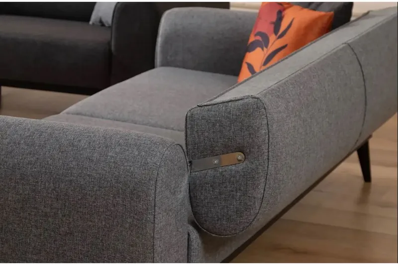 Kapri Bäddsoffa 4-sits - Ljusgrå - Möbler - Soffa - Bäddsoffa - 4 sits bäddsoffa