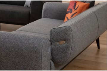 Kapri Bäddsoffa 4-sits - Ljusgrå - Möbler - Soffa - Bäddsoffa - 4 sits bäddsoffa