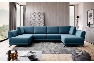 Katun Bäddsoffa Dubbelschäslong - Blå - Möbler - Soffa - Bäddsoffa - Bäddsoffa längsbäddad