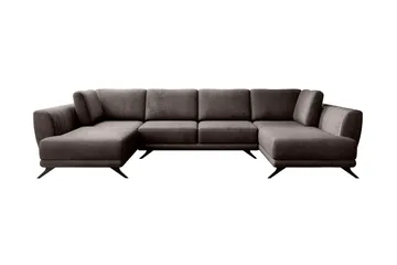 Katun Bäddsoffa Dubbelschäslong - Brun - Möbler - Soffa - Bäddsoffa - Bäddsoffa längsbäddad