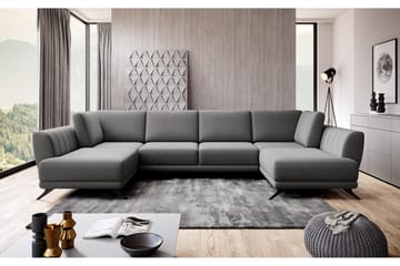 Katun Bäddsoffa Dubbelschäslong - Grå - Möbler - Soffa - Bäddsoffa - Bäddsoffa längsbäddad