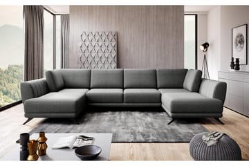 Katun Bäddsoffa Dubbelschäslong - Grå - Möbler - Soffa - Bäddsoffa - Bäddsoffa längsbäddad