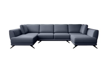 Katun Bäddsoffa Dubbelschäslong - Grå - Möbler - Soffa - Bäddsoffa - Bäddsoffa längsbäddad