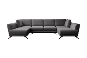Katun Bäddsoffa Dubbelschäslong - Grå - Möbler - Soffa - Bäddsoffa - Bäddsoffa längsbäddad