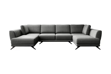 Katun Bäddsoffa Dubbelschäslong - Grå - Möbler - Soffa - Bäddsoffa - Bäddsoffa längsbäddad