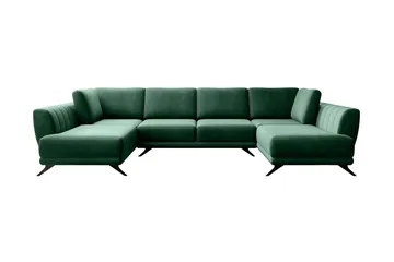 Katun Bäddsoffa Dubbelschäslong - Grön - Möbler - Soffa - Bäddsoffa - Bäddsoffa längsbäddad