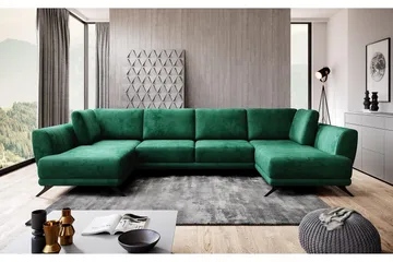 Katun Bäddsoffa Dubbelschäslong - Grön - Möbler - Soffa - Bäddsoffa - Bäddsoffa längsbäddad