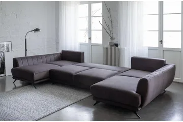 Katun Bäddsoffa Dubbelschäslong - Gul - Möbler - Soffa - Bäddsoffa - Bäddsoffa längsbäddad
