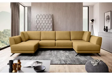 Katun Bäddsoffa Dubbelschäslong - Gul - Möbler - Soffa - Bäddsoffa - Bäddsoffa längsbäddad