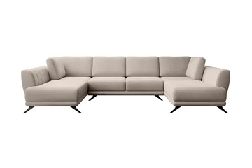 Katun Bäddsoffa Dubbelschäslong - Ljusbeige - Möbler - Soffa - Bäddsoffa - Bäddsoffa längsbäddad