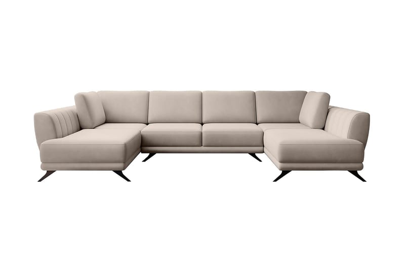 Katun Bäddsoffa Dubbelschäslong - Ljusbeige - Möbler - Soffa - Bäddsoffa - Bäddsoffa längsbäddad