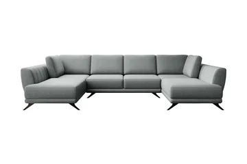 Katun Bäddsoffa Dubbelschäslong - Ljusgrå - Möbler - Soffa - Bäddsoffa - Bäddsoffa längsbäddad